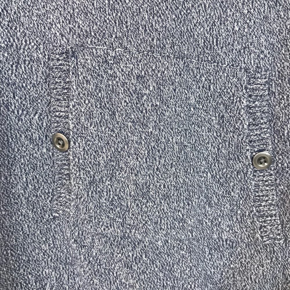 Tommy Hilfiger Blue heathered cowl Sweater Sz med - Picture 2 of 4